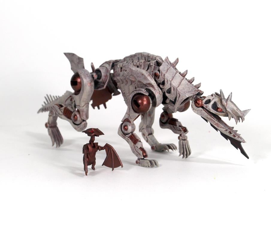 Creative Beast Studio Cyberzoic Razorhound Achillobator Armor Unit 1/18 Scale Accessory Set - View 7