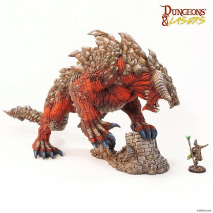 Archon Studios Dungeons & Lasers Tarrasque Plastic Miniature - View 3