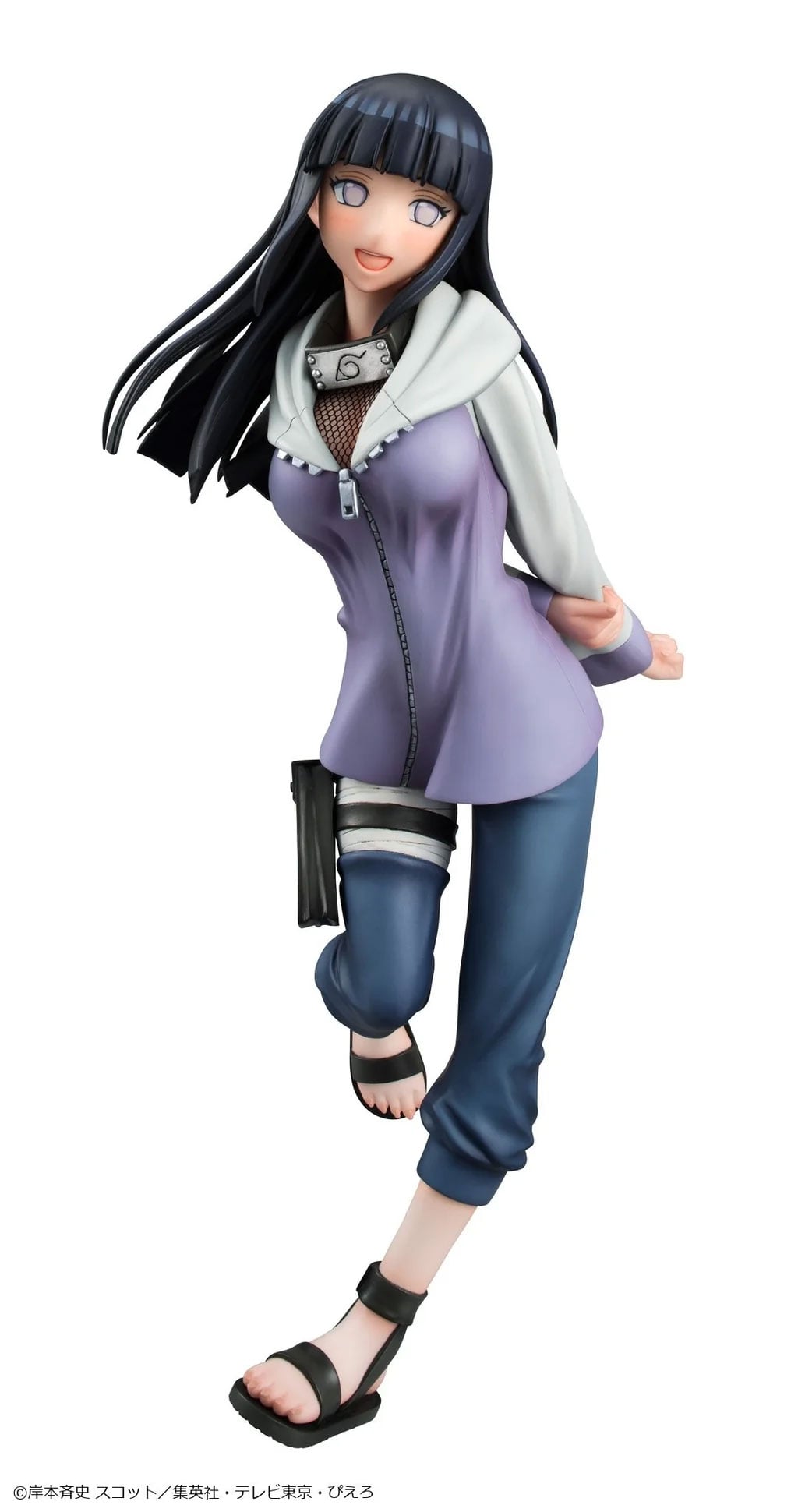 MegaHouse Naruto: Shippuden Gals Series Hinata Hyuga 8-Inch Figure (Reissue) - View 8