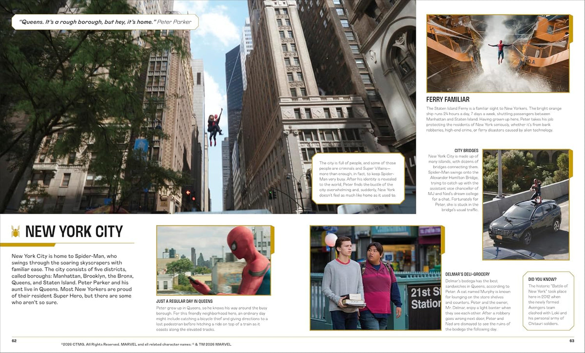DK Publishing Marvel Studios World of Spider-Man Book - View 7