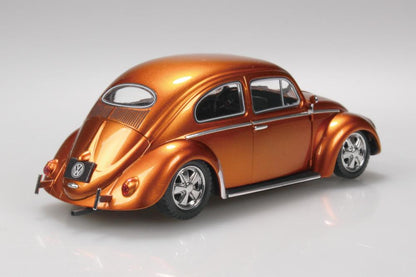 Aoshima Snap Kit No.20CU-MO Volkswagen Beetle Custom (Metallic Orange) 1/32 Scale Model Kit - View 4