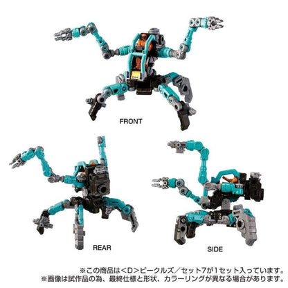 Takara Tomy Diaclone D-07 <D> Vehicles Wave 7 Exclusive Set 1/60 Scale - View 5