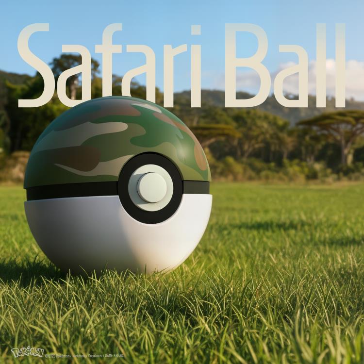 The Wand Company Pokemon Electronic Safari Ball Replica in Metal - View 10