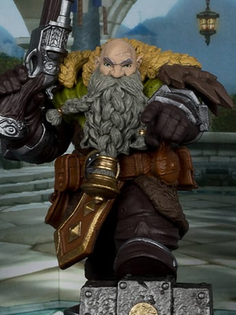 McFarlane Toys World of Warcraft Dwarf Hunter Beast Master and Marksman 1/12 Scale Figure