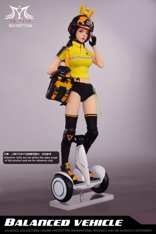 YM Toys Balanced Vehicle (Black) 1/6 Scale Figure Accessory YMT110B - View 4