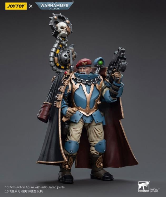 JoyToy Warhammer 40K Astra Militarum Tempestus Scions Command Squad 55th Kappic Eagles Tempestor Prime 1/18 Scale Figure - View 4