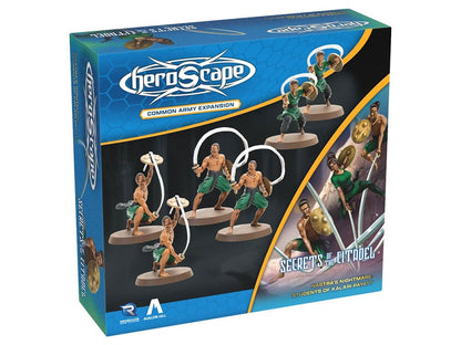 Renegade Game Studios Heroscape Secrets of the Citadel Students of Kalari Pyatt Common Army Expansion Unpainted - View 2