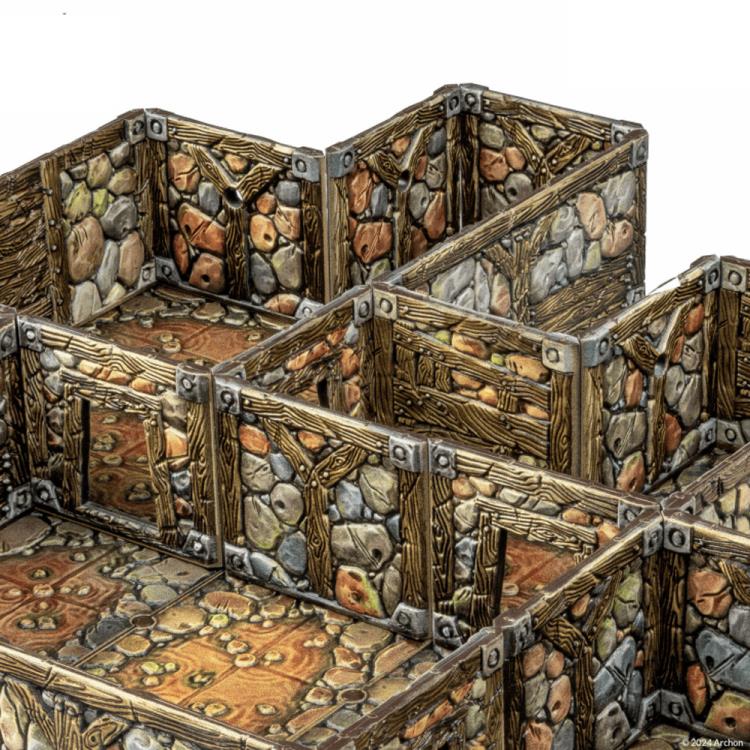 Archon Studios Dungeons & Lasers Abandoned Mines Pre-Painted Plastic Miniatures Set - View 5