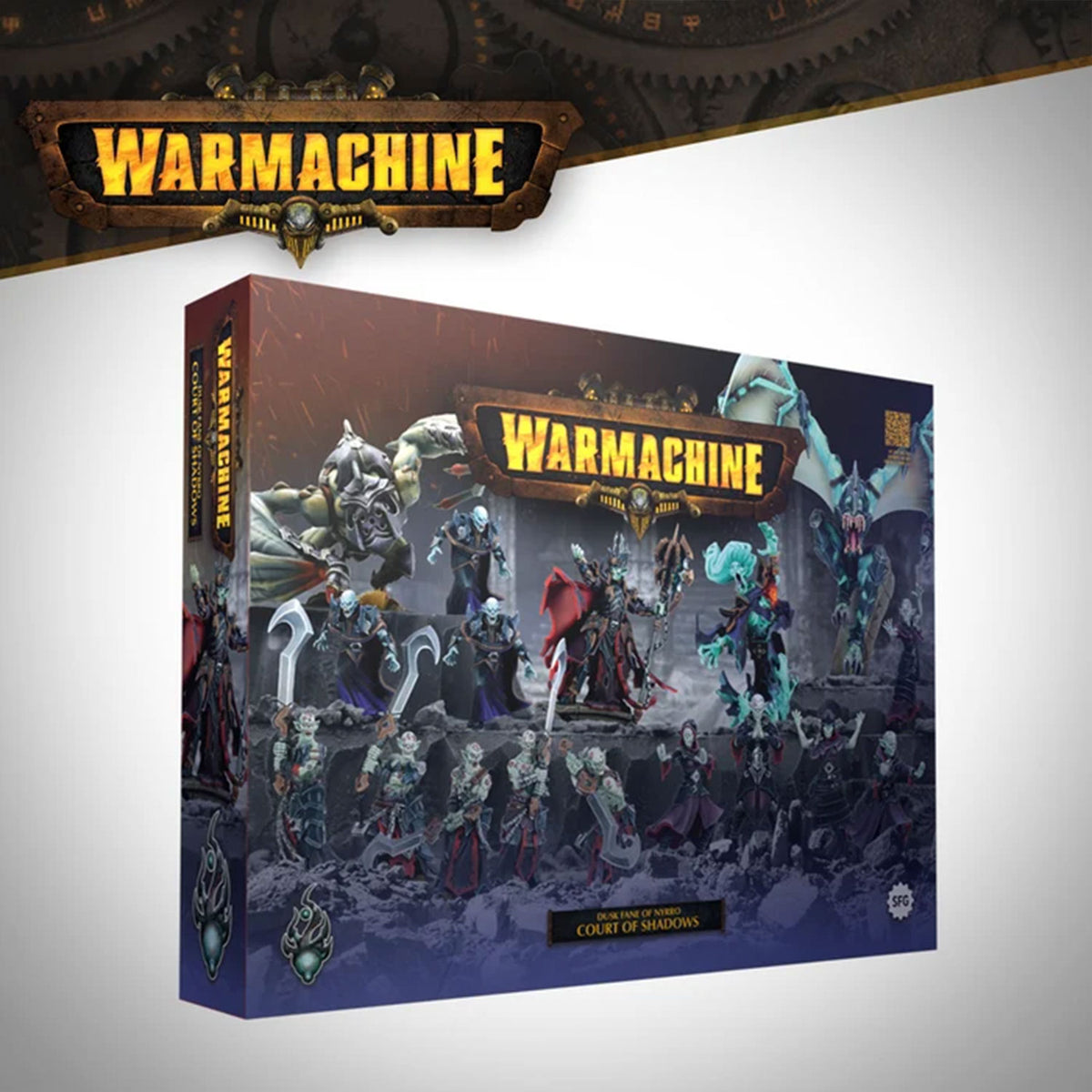 Steamforged Games Warmachine Dusk Fane of Nyrro Court of Shadows Army Box - View 11