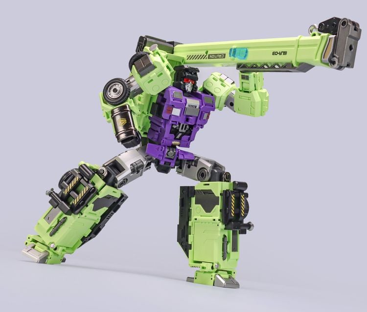 Mecha Invasion Giant Legion GLA-03 and GLA-04 PVC Figure Set - View 6