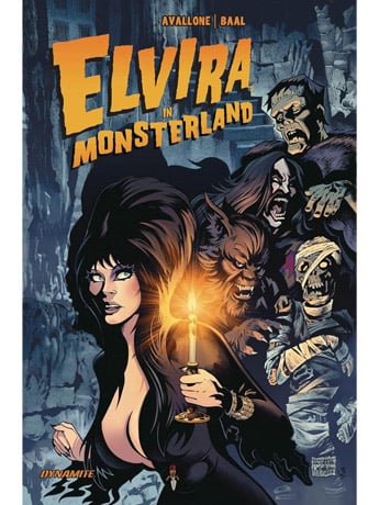 Dynamite Entertainment Elvira in Monsterland Hardcover Book