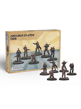 Modiphius Entertainment Fallout Children of Atom Choir Resin Miniatures Set