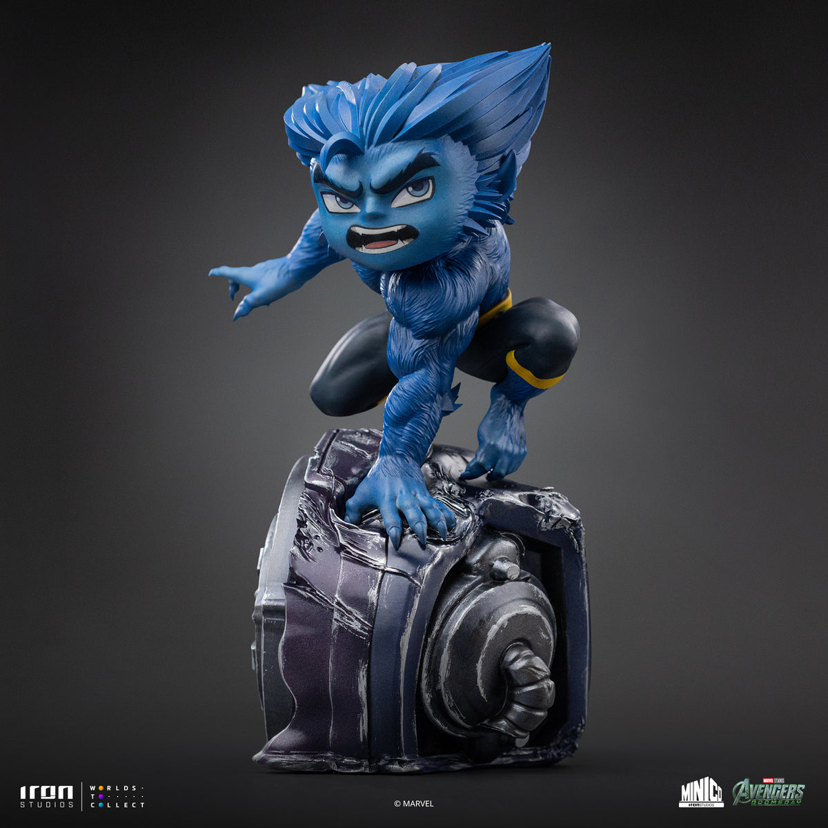Iron Studios Avengers: Doomsday MiniCo Beast PVC Figure - View 5