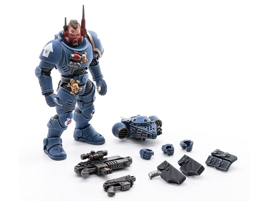 JoyToy Warhammer 40K Ultramarines Infiltrators Box of 4 1/18 Scale Figures - View 10