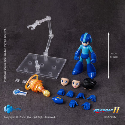 Hiya Toys Mega Man 11 Exquisite Basic Mega Man 4.7-Inch Action Figure - View 12