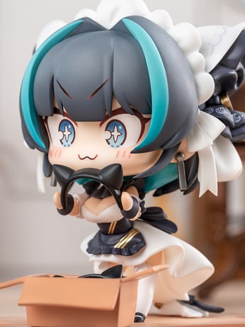 Apex Azur Lane JUUs Time Chibi Chara Series HMS Cheshire Deformed Scale Figure 3-Inch