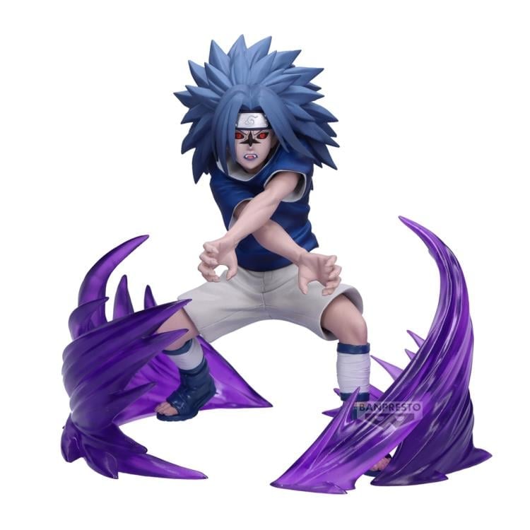 Bandai Naruto 72 Series Vibration Stars 27 Sasuke Uchiha 6-Inch Figure - View 3