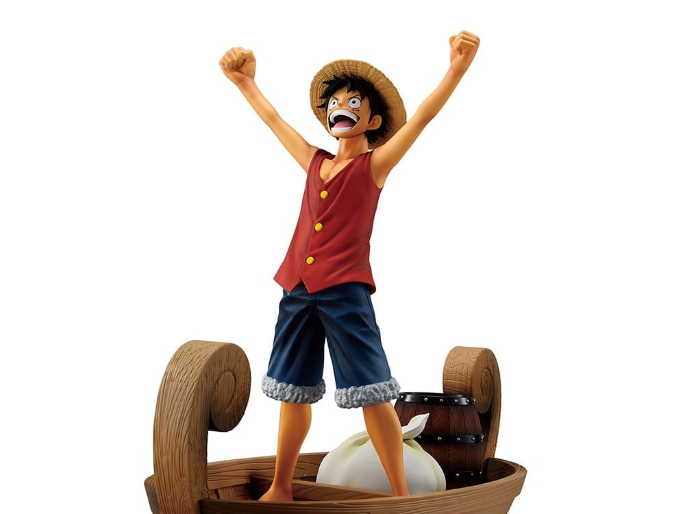 Bandai One Piece Revible Moment Ichibansho Monkey D. Luffy I'm Going to Be King of the Pirates! Memories of Adventure Figure - View 2