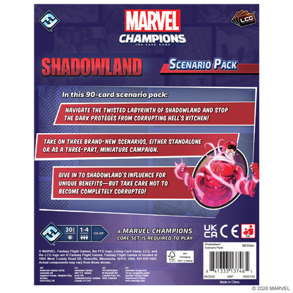 Fantasy Flight Games Marvel Champions: The Card Game Shadowland Scenario Pack - View 4
