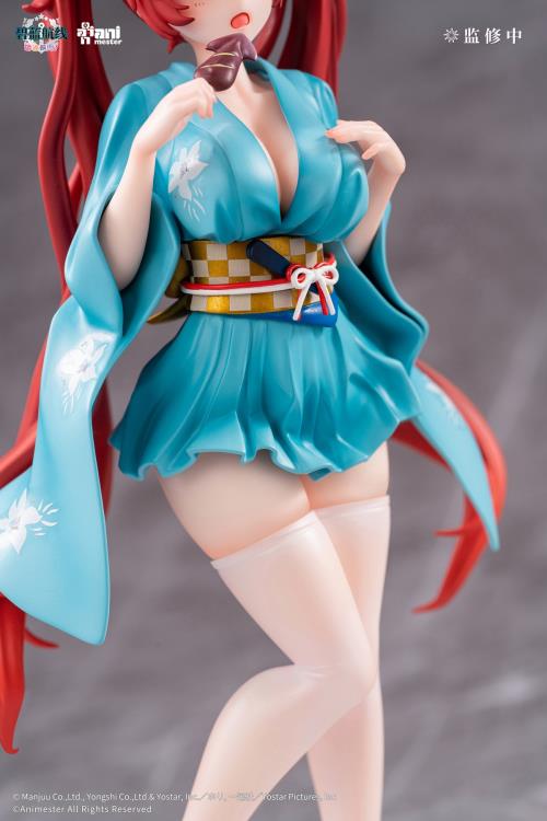 AniMester Azur Lane: Slow Ahead! Honolulu (Yukata Ver.) 1/7 Scale 9-Inch Figure - View 19