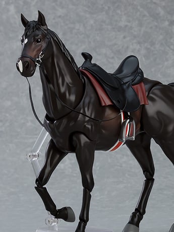 Max Factory figma No.490c Horse (Dark Bay) Version 2.0 Action Figure, 8-Inch
