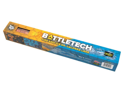 Catalyst Game Labs BattleTech BattleMat Fire and Ice 04 Caldera Lake 22-Inch Neoprene Map - View 3