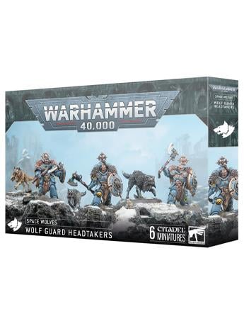 Games Workshop Warhammer 40,000 Space Wolves Wolf Guard Headtakers Citadel Plastic Miniatures Set