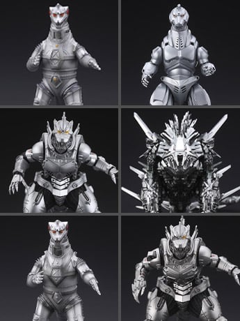 Art Spirits Godzilla Hyper Modeling Series Mechagodzilla Box of 6 Figures