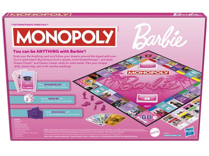 Hasbro Monopoly Barbie Edition Property-Trading Board Game - View 21