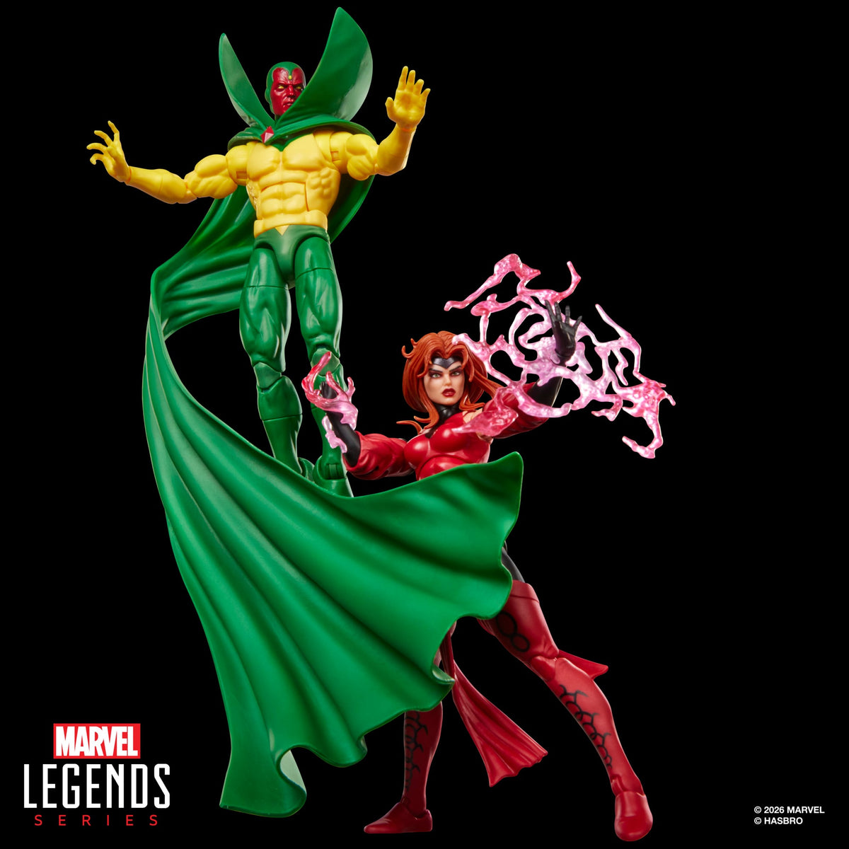 Hasbro Marvel Legends Avengers: The Crossing Vision and Scarlet Witch Action Figure Two-Pack - View 3
