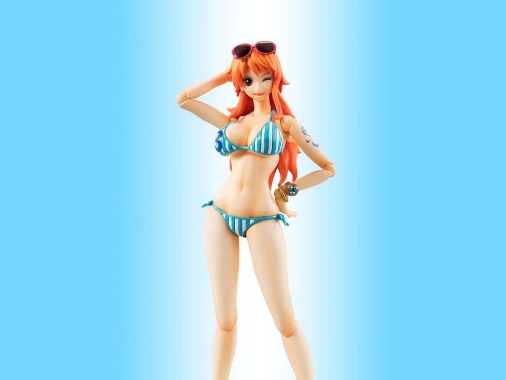 MegaHouse One Piece Variable Action Heroes Nami Summer Vacation Ver. Action Figure (Reissue) - View 2