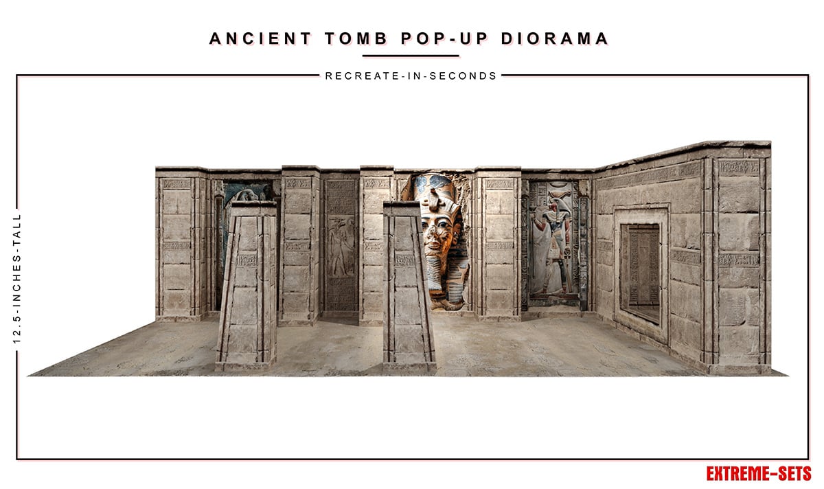 Extreme-Sets Ancient Tomb 1/12 Scale Pop-Up Diorama Multiverse Collection - View 7