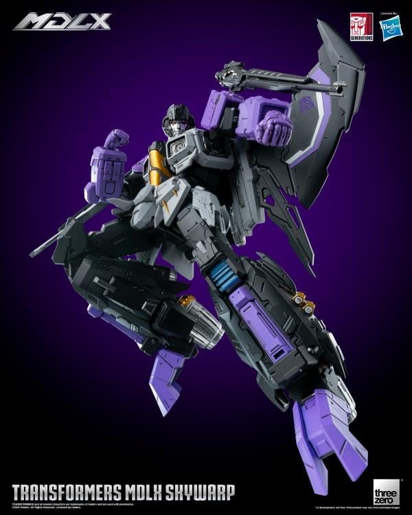 threezero Transformers MDLX Articulated Figure Series Skywarp 7.8-Inch Action Figure - View 4