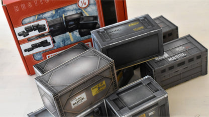 Extreme-Sets Multiverse Collection Rustic Crate Pack 1/12 Scale Cardboard Pop-Up Diorama - View 4