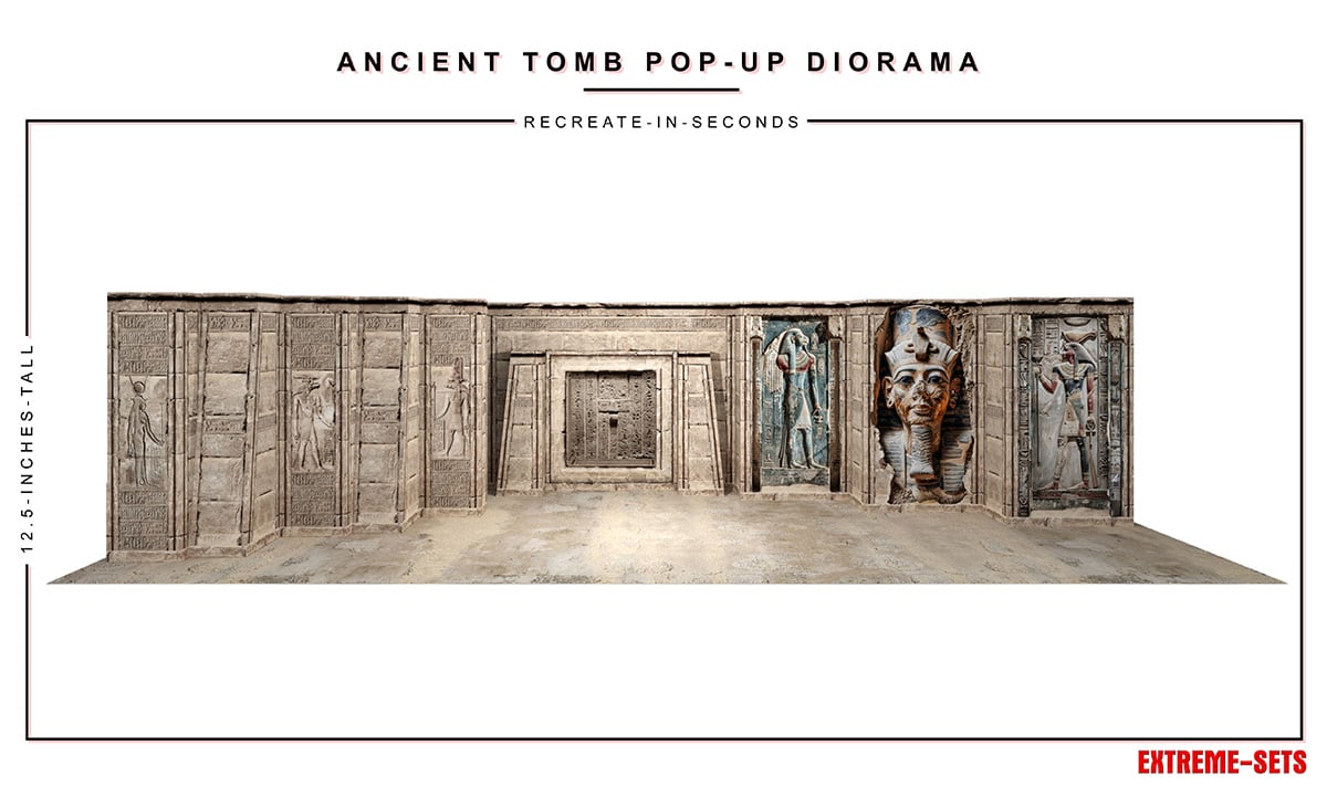 Extreme-Sets Ancient Tomb 1/12 Scale Pop-Up Diorama Multiverse Collection - View 3