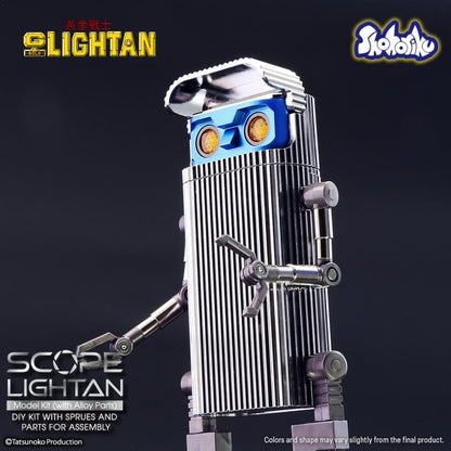 Shohoriku Golden Warrior Gold Lightan Scope Lightan Model Kit, 5.9-Inch - View 8