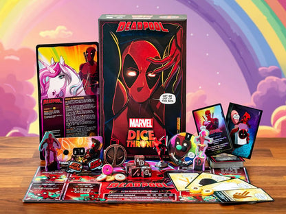 USAopoly Marvel Dice Throne X-Men Single Hero (Deadpool) Deluxe Expansion Box - View 2