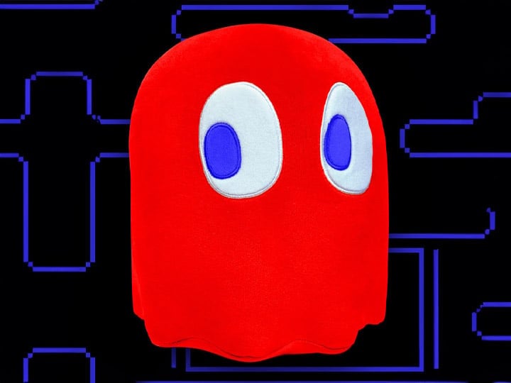 Toynk Pac-Man Classic Blinky Ghost 7-Inch Soft Plush Toy - View 2