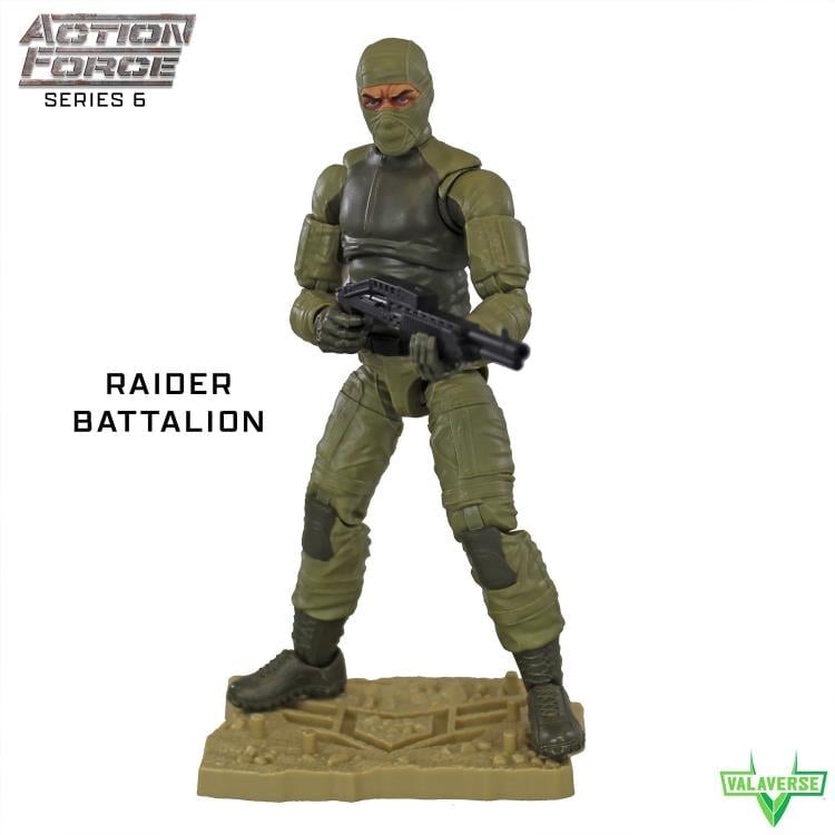 Valaverse Action Force Raider Battalion Trooper 1/12 Scale Plastic Action Figure - View 4