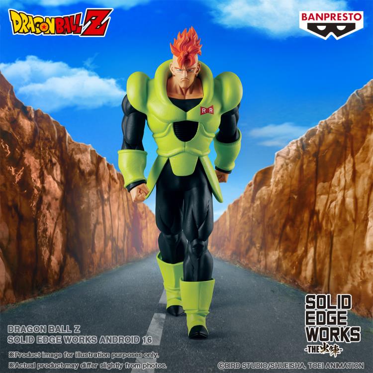 Bandai Dragon Ball Z Solid Edge Works Android 16 8-Inch Figure - View 3