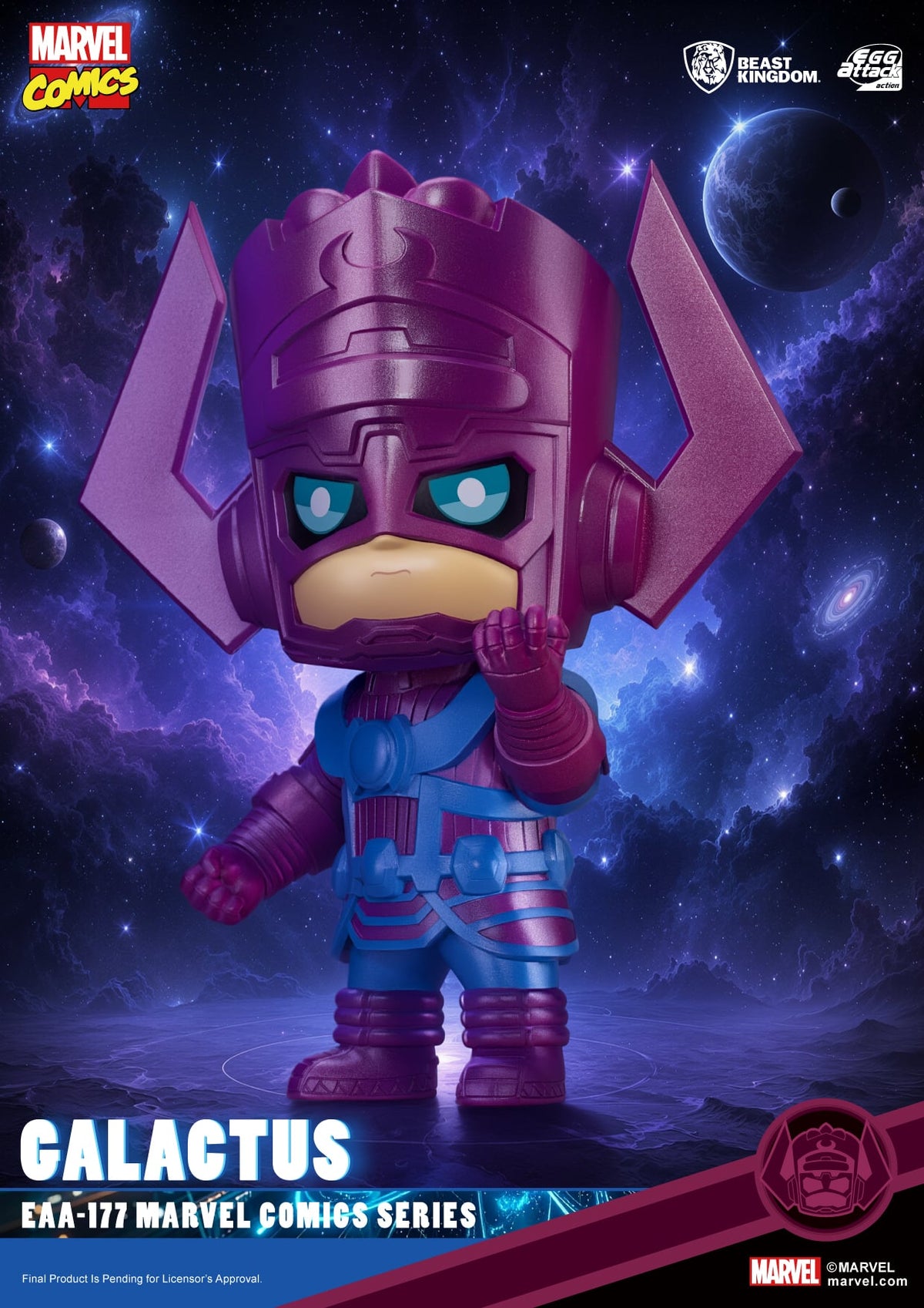 Beast Kingdom Marvel Comics Egg Attack Action EAA-177 Galactus Action Figure, 8-Inch - View 5