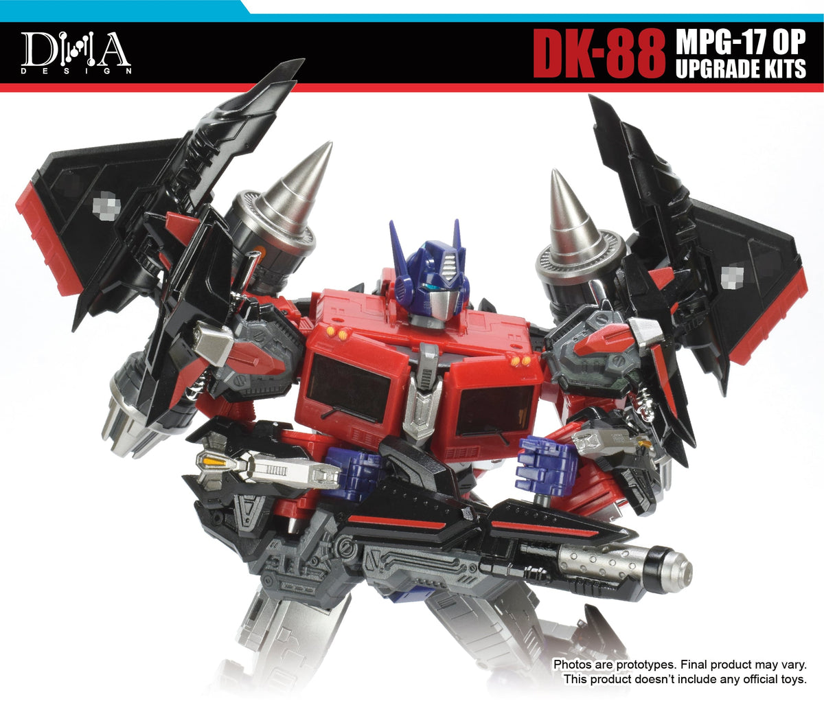 DNA Design DK-88 MPG-17 OP Upgrade Kit Model Kit for Customizing Builds - View 10