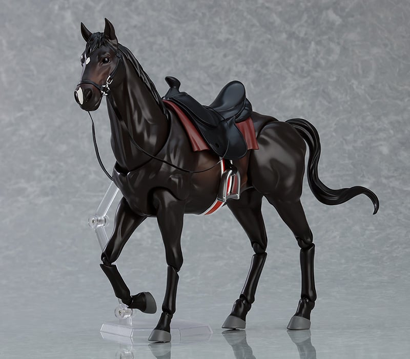 Max Factory figma No.490c Horse (Dark Bay) Version 2.0 Action Figure, 8-Inch - View 3