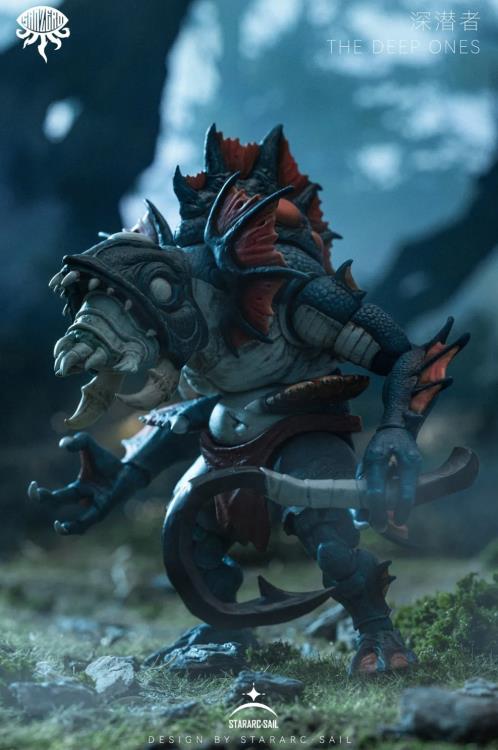 StarArc Toys Cthulhu San Zero The Deep One Orange Ver. 1/12 Scale 5-Inch Action Figure - View 5