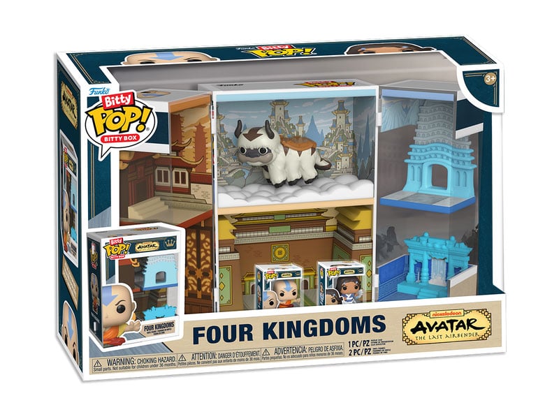 Funko Bitty Pop! Avatar: The Last Airbender Aang and Katara Four Kingdoms Bitty Box Vinyl Figure Set - View 4