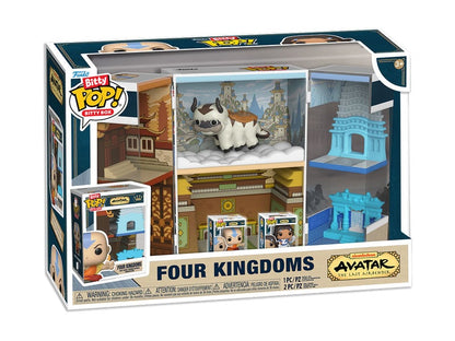 Funko Bitty Pop! Avatar: The Last Airbender Aang and Katara Four Kingdoms Bitty Box Vinyl Figure Set - View 4