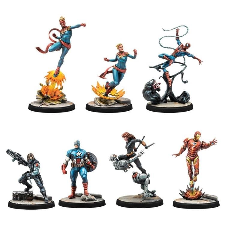 Atomic Mass Games Marvel: Crisis Protocol Earth's Mightiest Miniatures Game Core Set - View 4