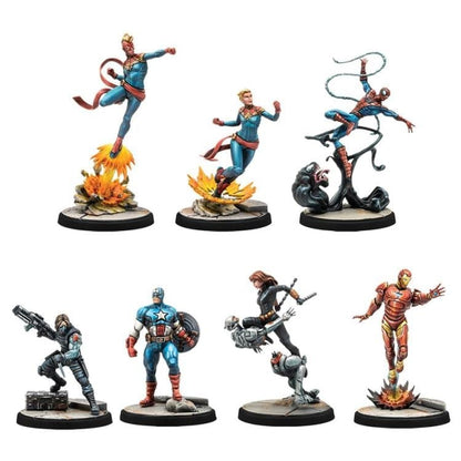 Atomic Mass Games Marvel: Crisis Protocol Earth's Mightiest Miniatures Game Core Set - View 4