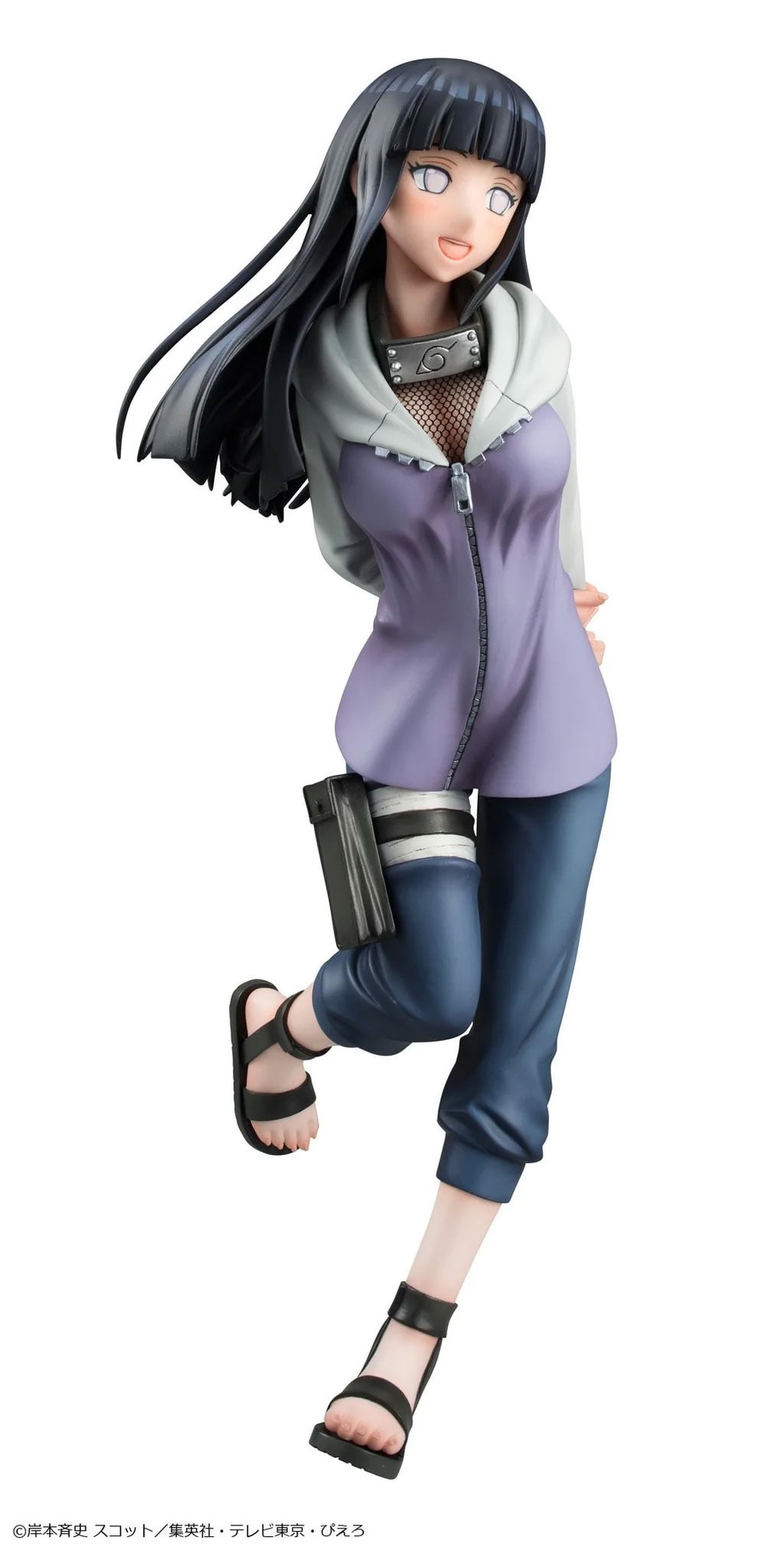 MegaHouse Naruto: Shippuden Gals Series Hinata Hyuga 8-Inch Figure (Reissue) - View 6