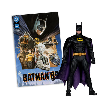 McFarlane Toys DC Direct Page Punchers Batman '89 #6 Batman 7-Inch Action Figure with Comic - View 7